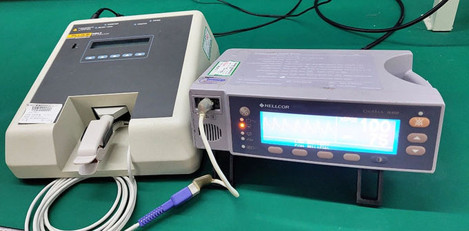 新生児の覆いのモニターSPO2センサー1.1のメートル9 Pin Nellcoの技術ISO 13485の承認4
